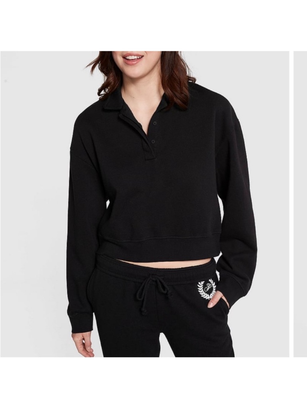 Vs ivy fleece Collared sweatshirt